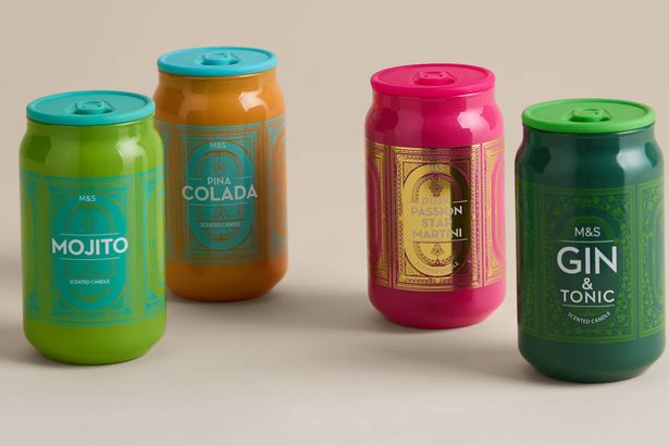 Marks & Spencer launches £10 cocktail in a can-inspired candles with 100-hour burn time