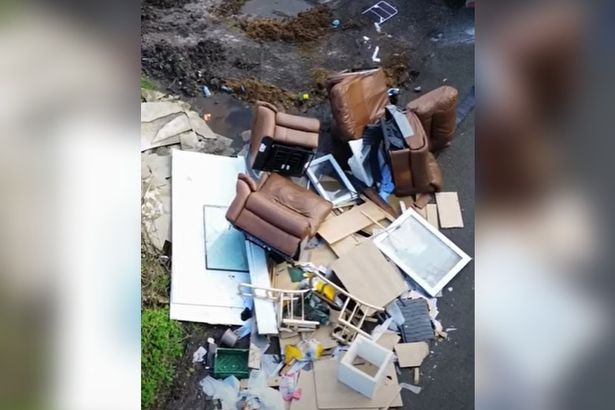 Fly-tippers dump hazardous waste on street leaving taxpayers with huge bill