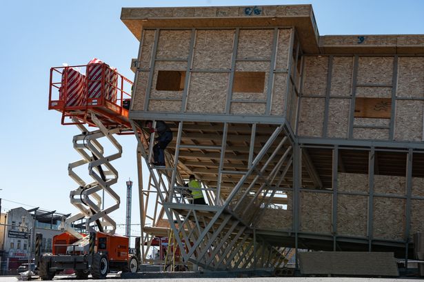 New upside down house attraction taking shape on Blackpool seafront
