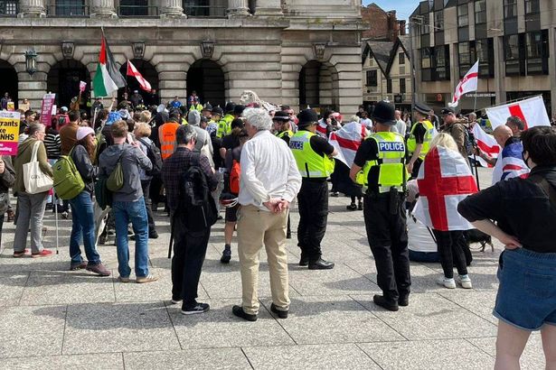 Three arrested at Nottingham immigration protest as police issue statement