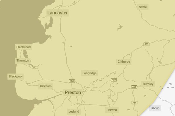 Met Office issues 18-hour weather warning for Lancashire over Easter bank holiday weekend