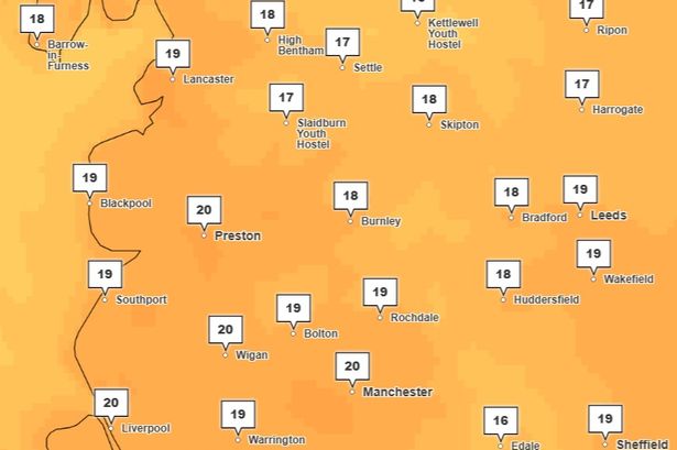 Lancashire to be hotter than Ibiza as temperatures soar this week