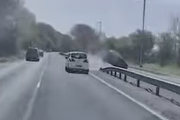 Man jailed after crashing car in 110mph police chase down the A59