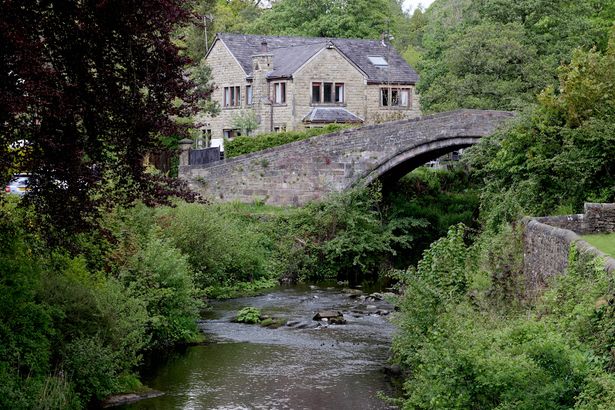 The ancient bridge offering scenic views of a picture perfect Lancashire village