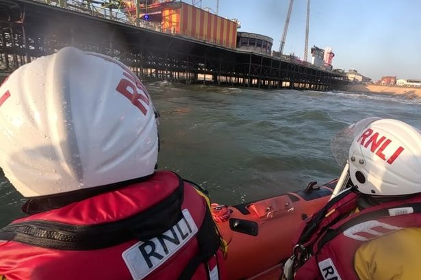 Two children and adult left ‘clinging to pier’ in dramatic Blackpool rescue