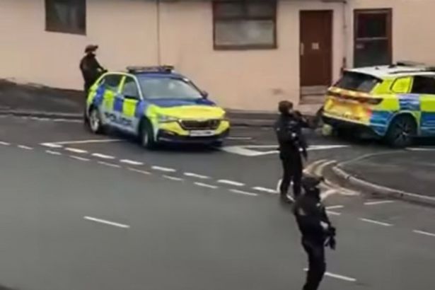 Armed police swarm Blackburn street as ‘man with sword’ sparks six-hour stand-off