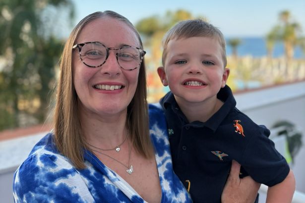 Mum’s skin tears from writing and eating – then son’s peeled off in bath