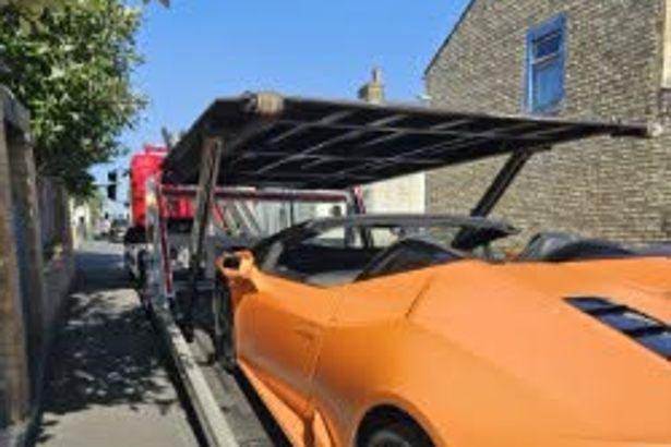 Police mock Lamborghini driver who ‘made Burnley his race track’ as supercar seized
