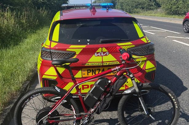 Electric motorbike seized after rider caught without licence or insurance