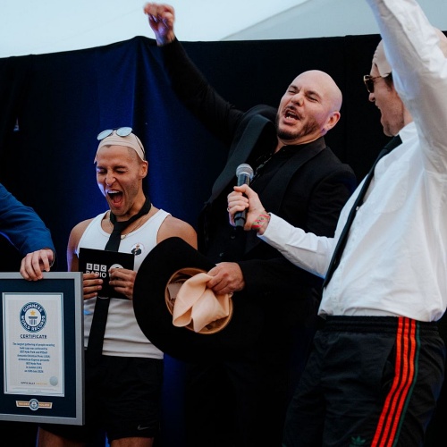 Pitbull breaks attendance and World Records at Historic Hyde Park show