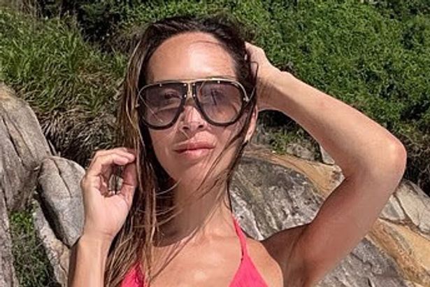 Myleene Klass’ colourful Skechers slip-on trainers are ‘very comfortable and stylish’