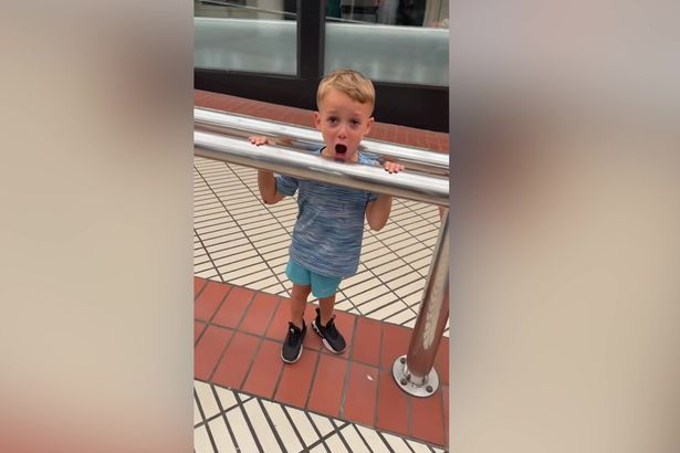 Accrington mum says yes to son’s request – then he gets himself stuck