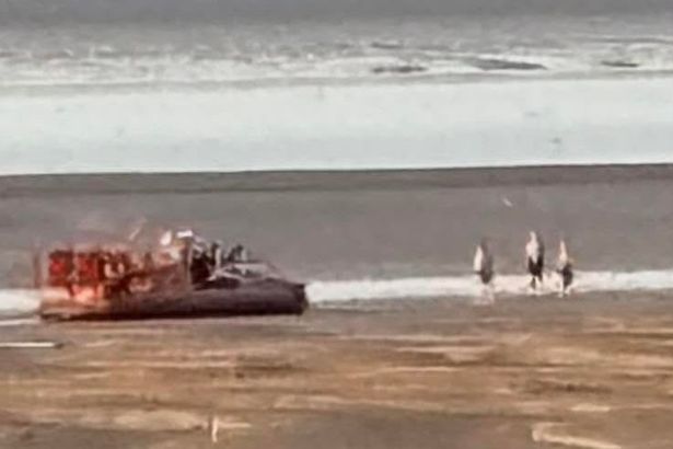 They went to watch the eclipse on Morecambe Bay sandbank – but didn’t see rapidly rising tide