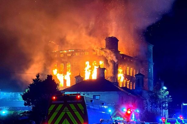 Massive fire tears through mill used for Peaky Blinders and Downton Abbey filming