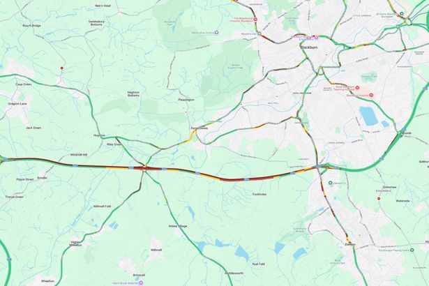 M65 crash LIVE as motorway hit by 60-minute delays and six-mile queues