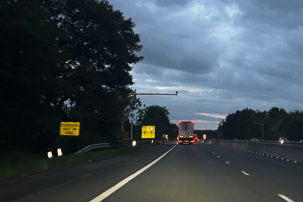 Highways bosses explain when M6 average speed ‘camera not in use’ signs are used and what they mean for motorists